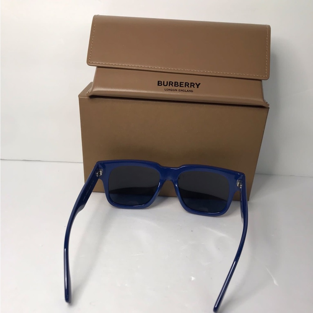 Authentic Burberry Dark Blue Square Men's Sunglasses BE4394 405880 54 - Picture 10 of 15